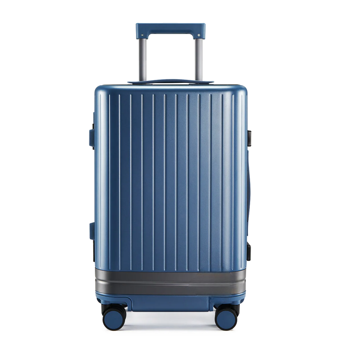 Sleek Eos polycarbonate suitcase blue for stylish travelers